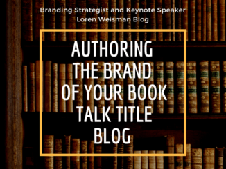 authoring the brand of your book, feaetured photo, talk title