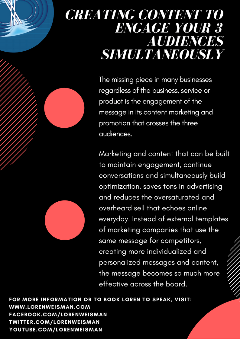 creating content to engage, talk title description, keynote speaker, 3