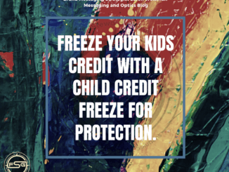 text over colorful graphic background
