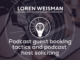 Podcast guest booking tactics and podcast host soliciting