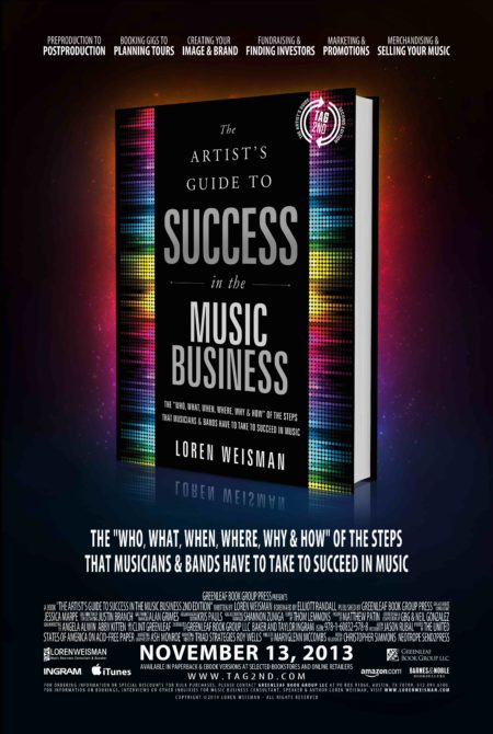 A movie poster image of the artists guide to success in the music business.