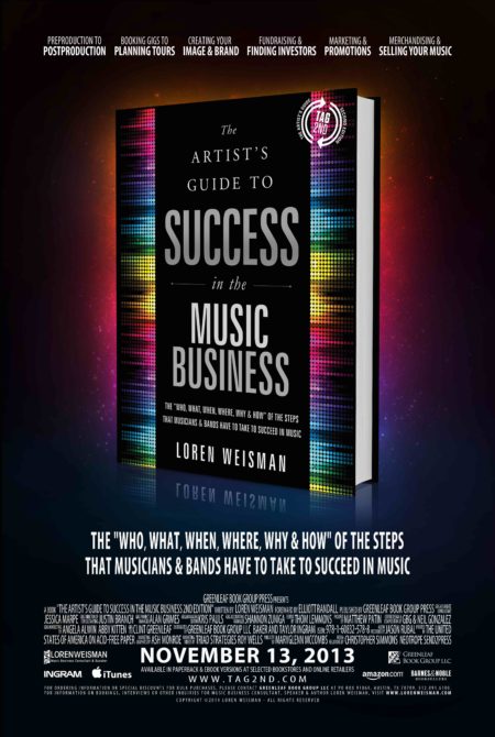 A movie poster image of the artists guide to success in the music business. 