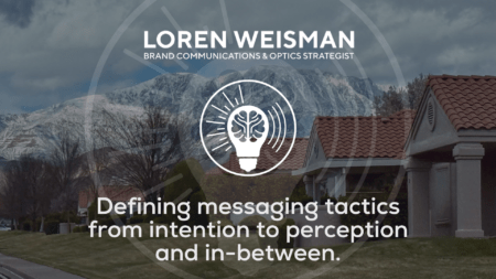 Defining messaging tactics from intention to perception and in-between