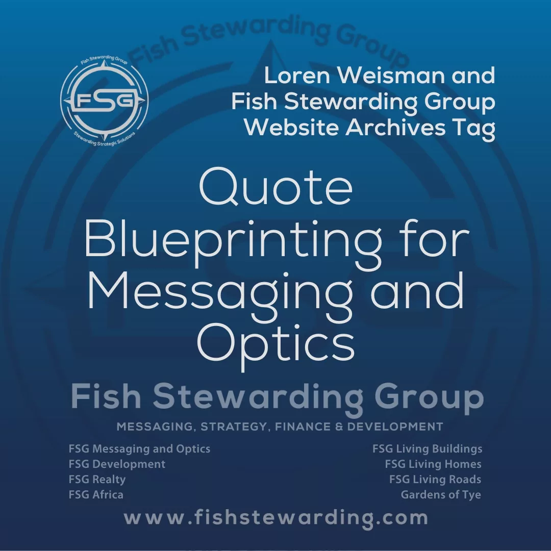 Quote Blueprinting for Messaging and Optics archives tag graphic