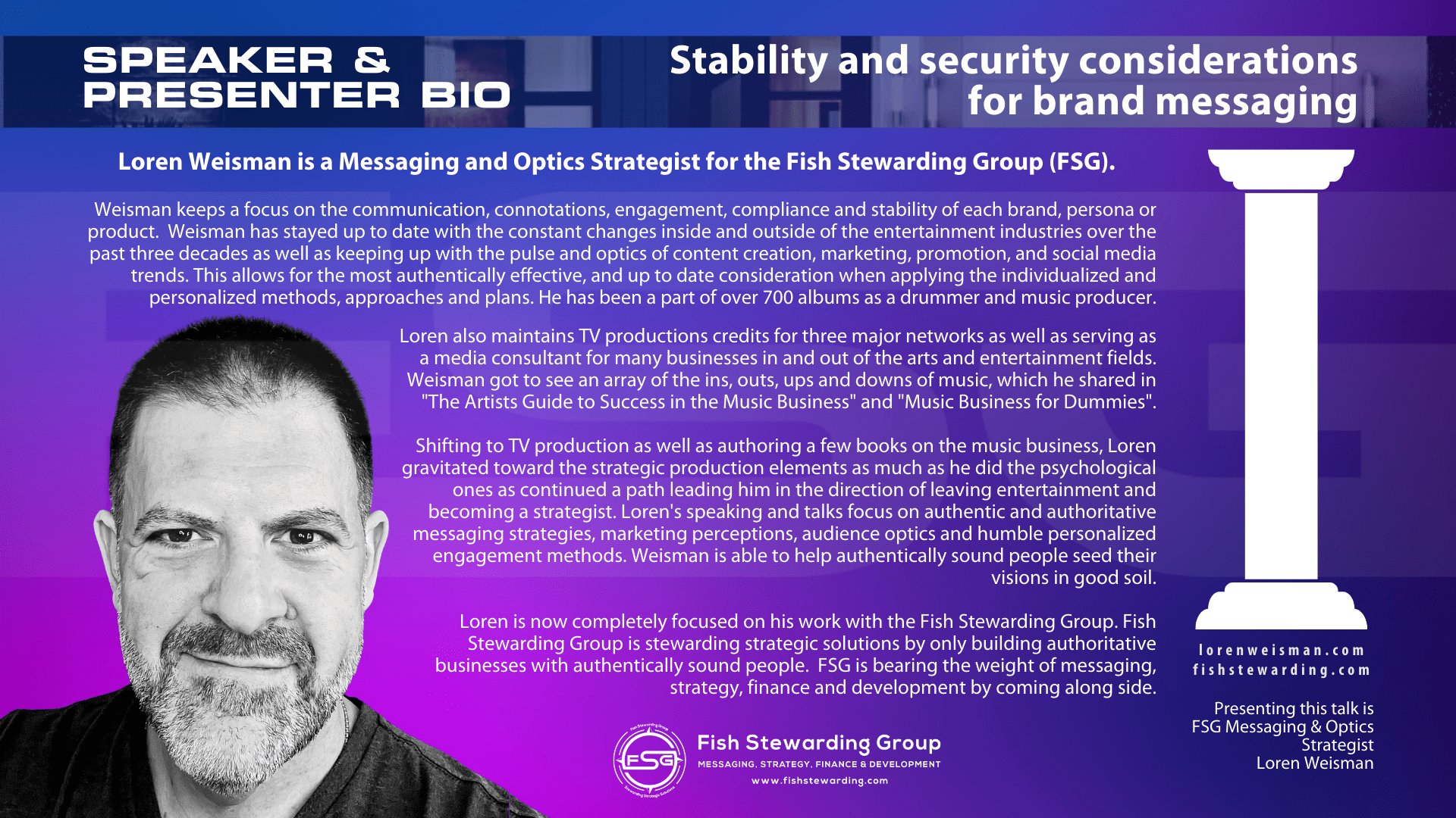 Stability and Security Talk Title Speaker Bio Graphic