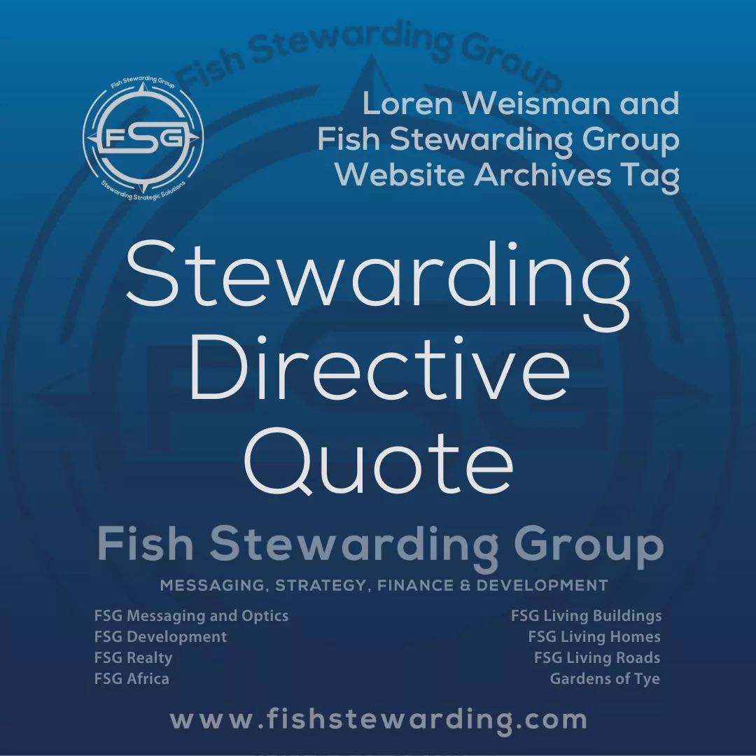 stewarding directive quote archives tag graphic