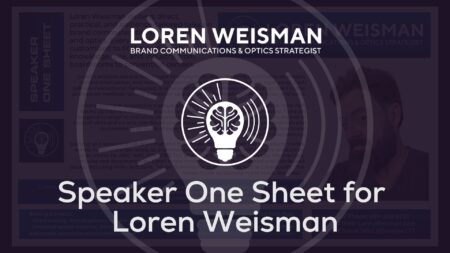 Speaker One Sheet