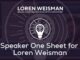 Speaker One Sheet