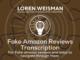 Fake Amazon Reviews Transcription, Fake amazon reviews and ways to navigate through them, Podcast Transcription