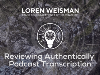 reviewing authentically podcast transcription feature