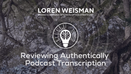 reviewing authentically podcast transcription feature