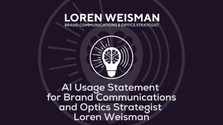 AI Usage Statement for Brand Communications and Optics Strategist