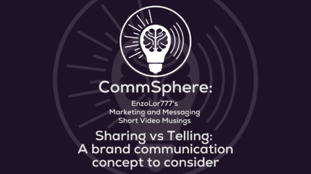 Sharing vs Telling A brand communication concept to consider