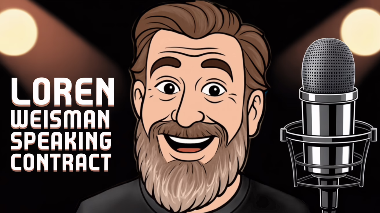 speaking contract, loren weisman, brand communication