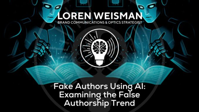 Fake Authors Using AI, Examining the False Authorship Trend