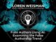 Fake Authors Using AI, Examining the False Authorship Trend