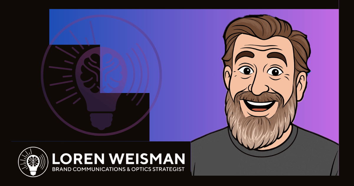 brand communications and optics strategist Loren Weisman website default social image